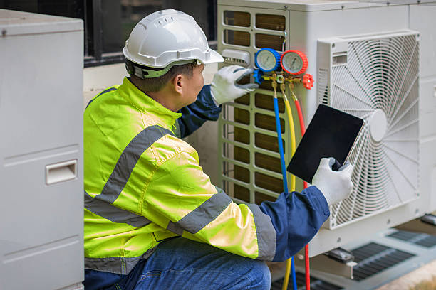 Professional Hvac Installation technician working in Maplewood, NJ